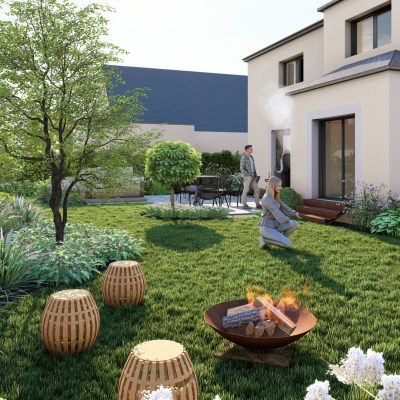 3d aménagement de jardin